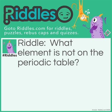 Download Periodic Table Riddles Answer 