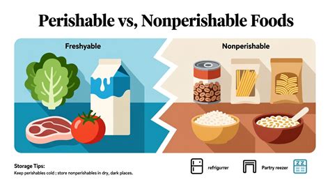 Perishable And Nonperishable Food