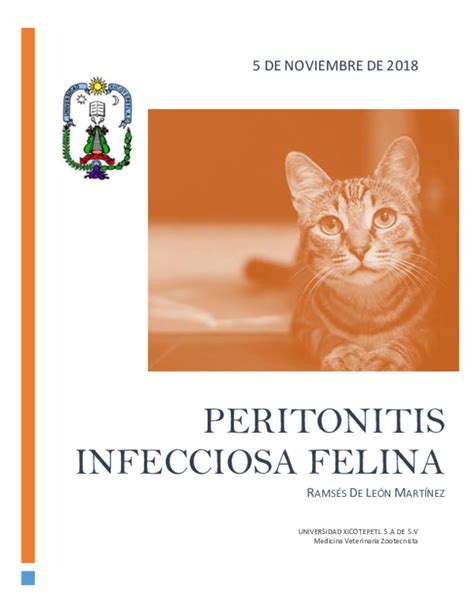 peritonitis infecciosa felina pdf
