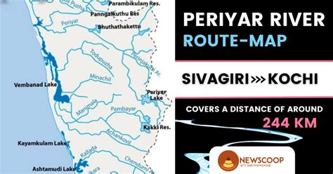 Periyar River Map