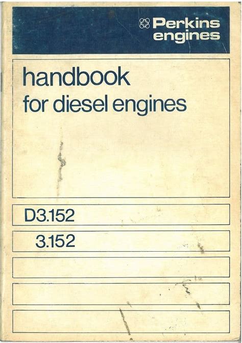Perkins D3 152 Engine Manual