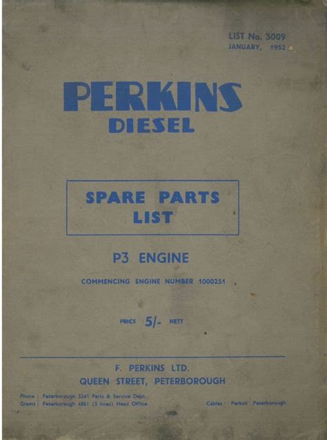 Full Download Perkins P3 Engine Parts File Type Pdf 