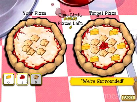 permainan pizza frenzy online gratis