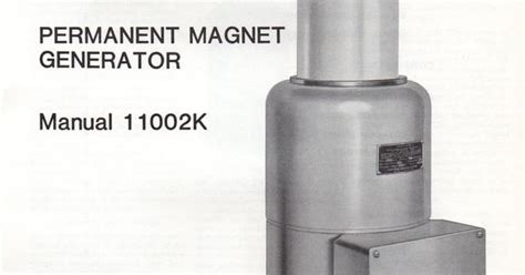 Download Permanent Magnet Generator Manual 