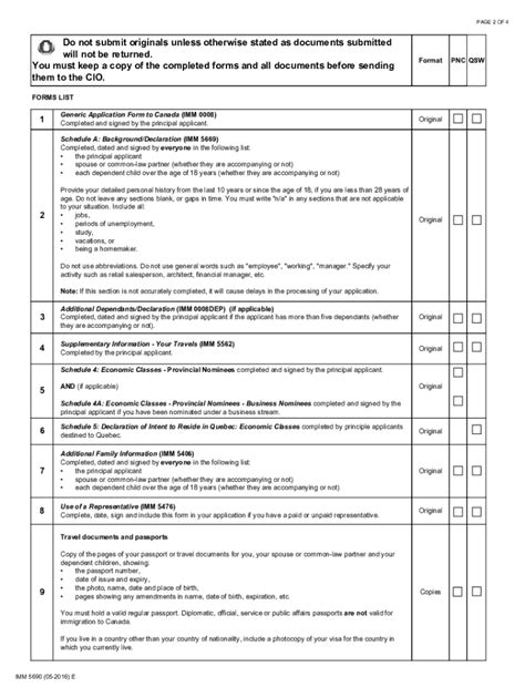 Download Permanent Resident Document Checklist 