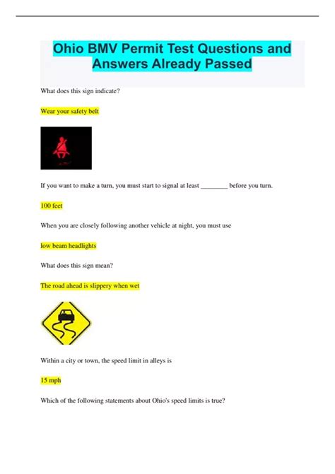 permit test ohio