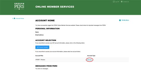 pers oregon login