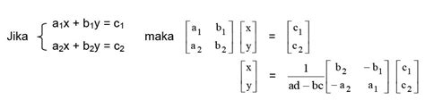 Persamaan Dua Matriks