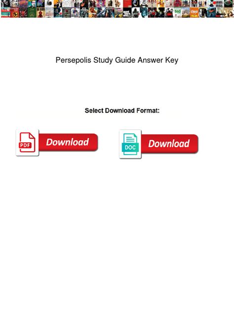 Read Persepolis Study Guide Answer Key 