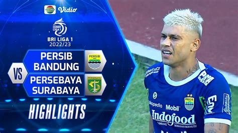 Persib Bandung Vs Persebaya   Full Highlights Persib Bandung Vs Persebaya Surabaya Vidio - Persib Bandung Vs Persebaya
