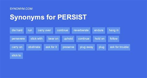 Persistent Synonym
