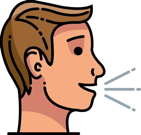 person speaking clipart