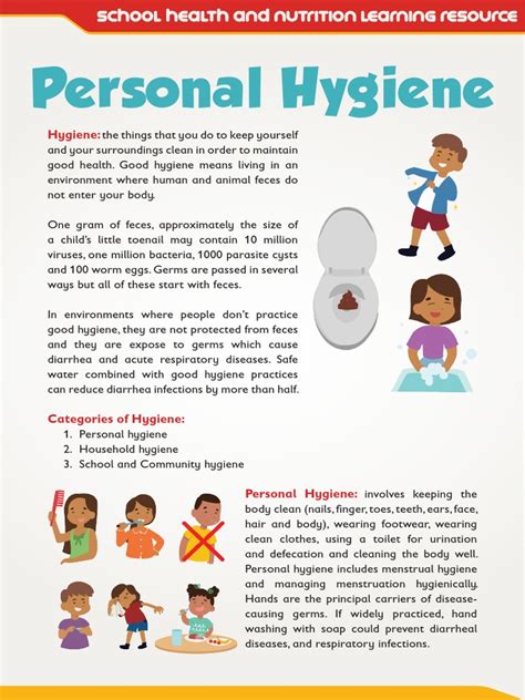 Personal Hygiene Pamphlets