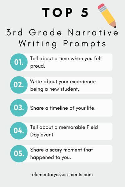 personal narrative topics 3rd grade