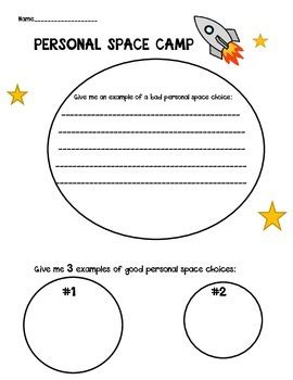Personal Space Camp Activities