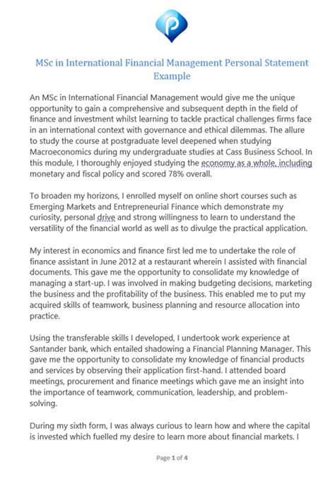Personal Statement For Management Msc Queen Mary University Of London