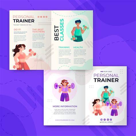 personal trainer brochure template