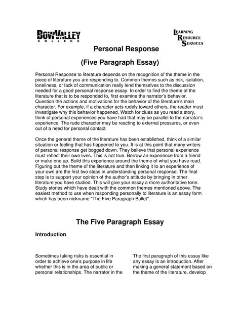 Download Personal Reaction Paper Example 