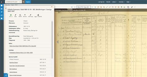 personregister sverige