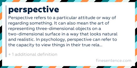 perspective meaning