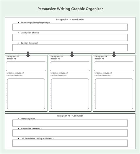 Persuasive Writing Graphic Organizer Edrawmax Templates Persuasive Writing Graphic Organizer - Persuasive Writing Graphic Organizer