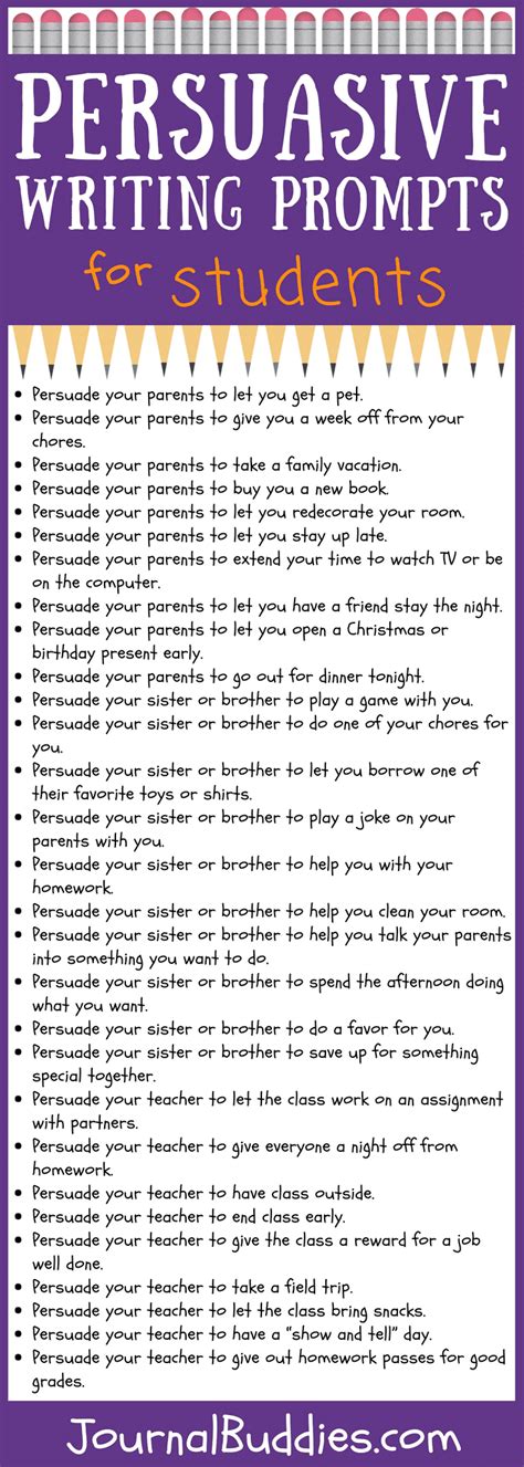 Persuasive Writing Prompts For 2nd Grade   46 Super 2nd Grade Writing Prompts Journalbuddies Com - Persuasive Writing Prompts For 2nd Grade