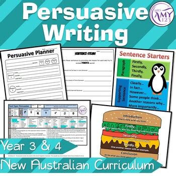 persuasive writing unit for year 3
