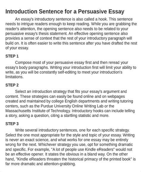 Read Persuasive Paper Introduction 