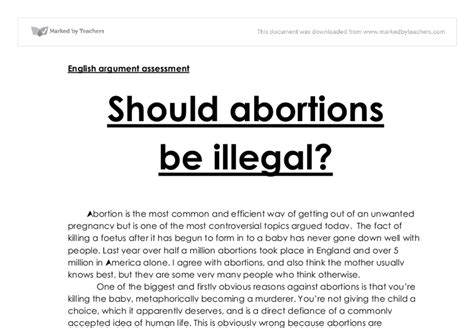 Full Download Persuasive Paper On Abortion 