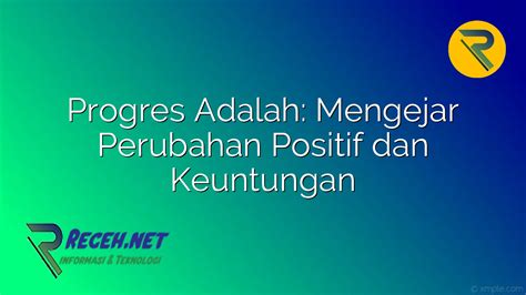 perubahan progres adalah | Corporate Innovation Asia CIAS LinkedIn