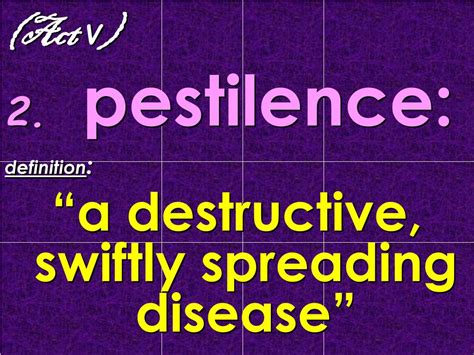 Pestilence Definition