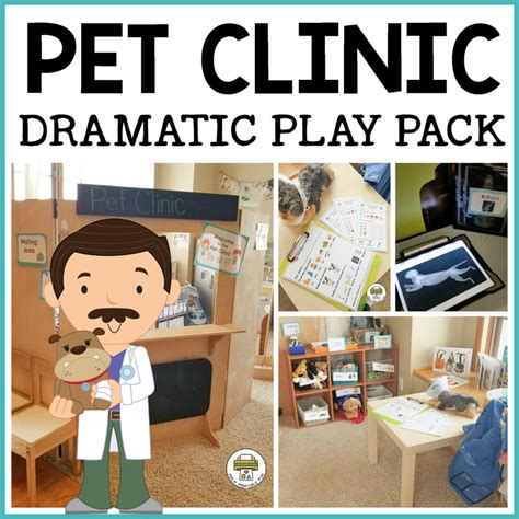 Pet Clinic Dramatic Play Pack Pre K Printable Vet Worksheet  Preschool - Vet Worksheet [preschool
