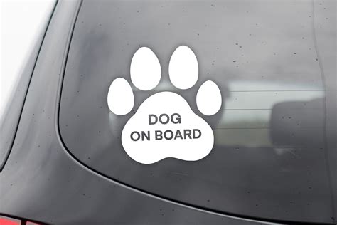 pet on board sticker