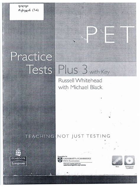 Pet Practice Tests Plus 3 Key