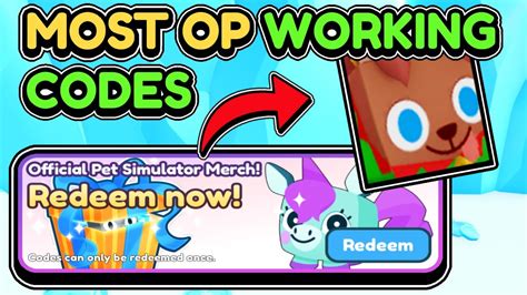 Pet Sim X Codes