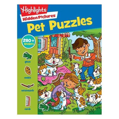 Full Download Pet Puzzles Highlights Tm Sticker Hidden Pictures 
