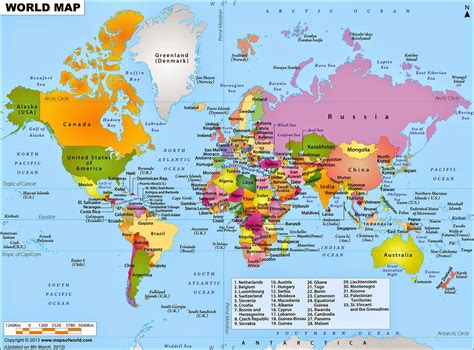 peta dunia lengkap