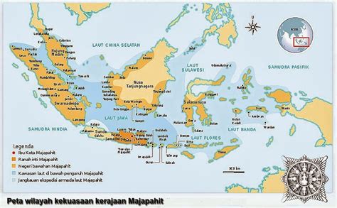 peta kerajaan majapahit dan daerah kekuasaannya