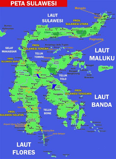 peta kontur sulawesi utara