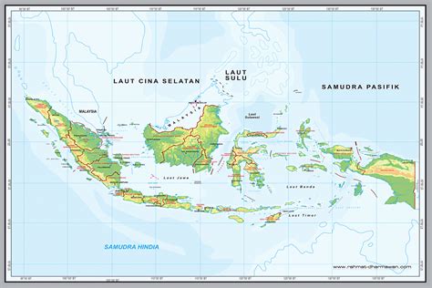 peta negara indonesia