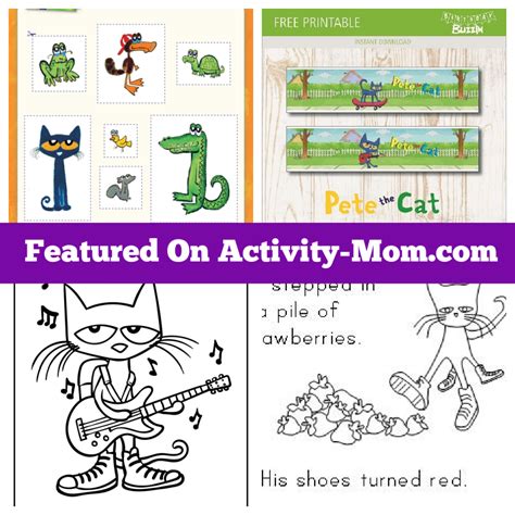 Pete The Cat Activities Printable