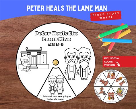 peter and john heal man object lesson