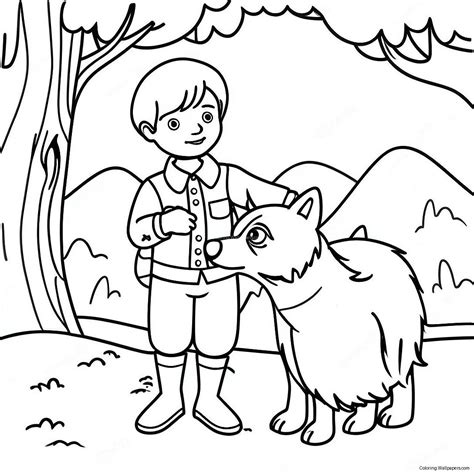 Peter And The Wolf Coloring Pictures