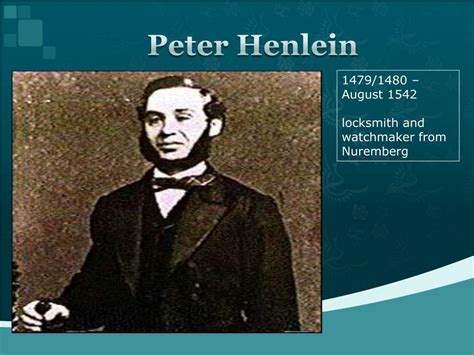 peter henlein born