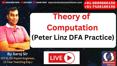 Peter Linz Theory Of Computation Solution