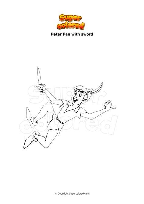 peter pan sword template