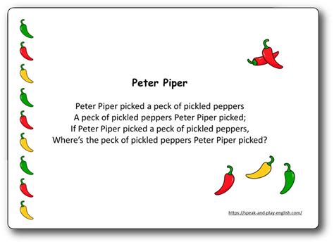 Peter Piper Picked
