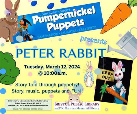 peter rabbit puppet show