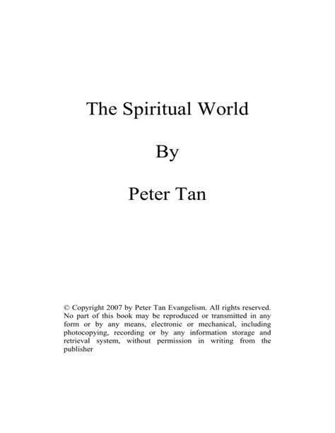 Peter Tan Mind Reality