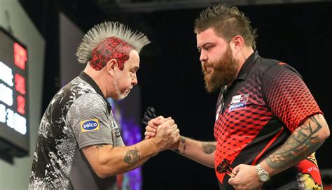 peter wright v michael smith stats